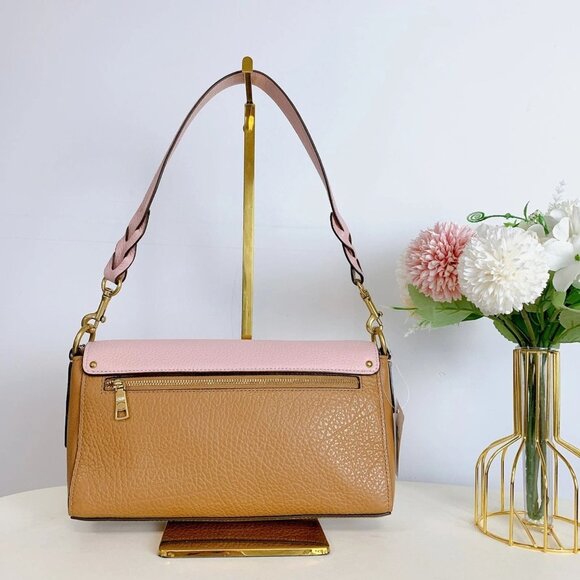 Coach 91070 Small Jade Shoulder Bag in Colorblock Blossom Multi - Picture 4 of 9